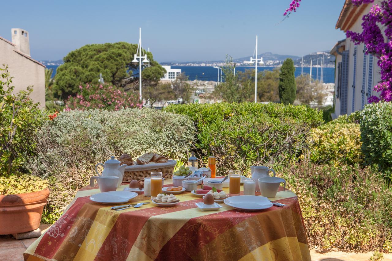 L' Escapade Hotel & Restaurant Le Pradet Bagian luar foto